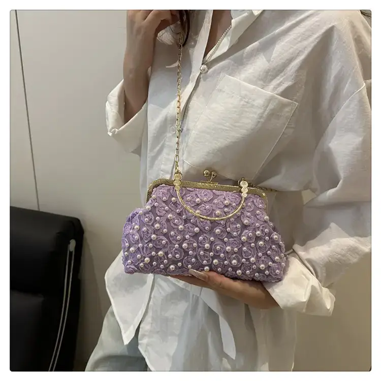 Korean Style Crossbody Pearl Bag for Women — feature 16