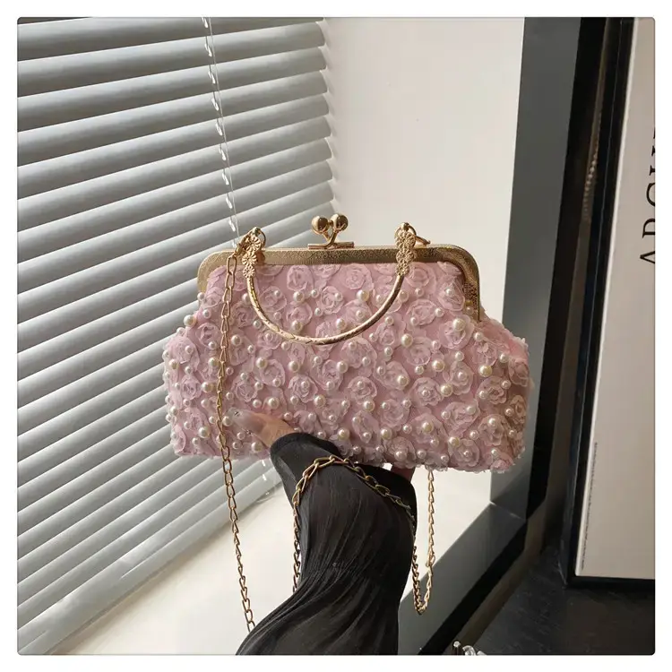 Korean Style Crossbody Pearl Bag for Women — feature 25