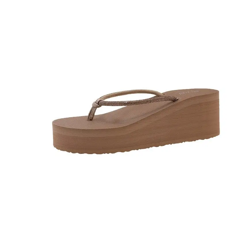 New Fashionable Outerwear Thick-Soled 6.5 High-Heeled Beach Flip-Flops Flip-Flops for Women Summer Non-Slip and Wear-Resistant - Image 7