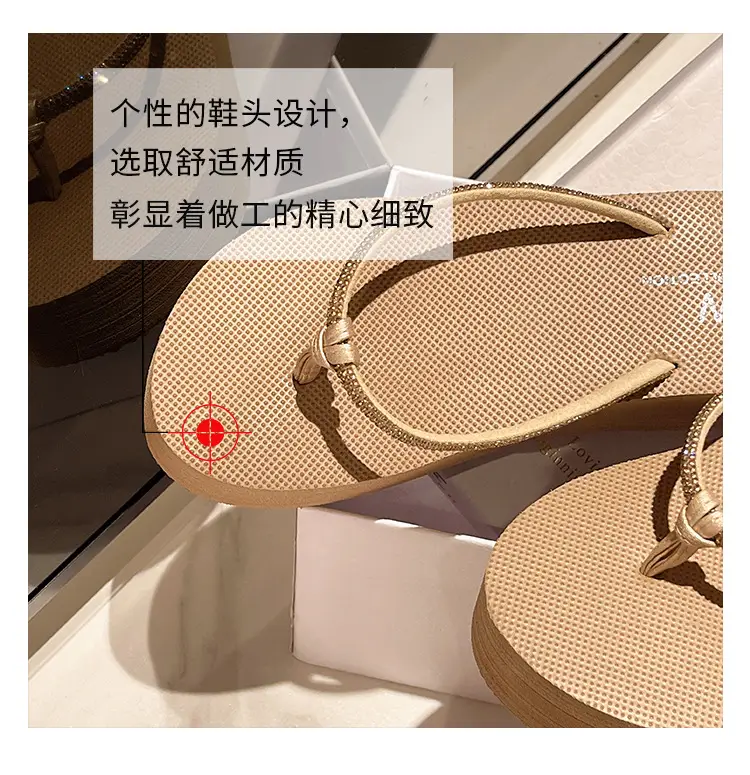 New Fashionable Outerwear Thick-Soled 6.5 High-Heeled Beach Flip-Flops Flip-Flops for Women Summer Non-Slip and Wear-Resistant — feature 10