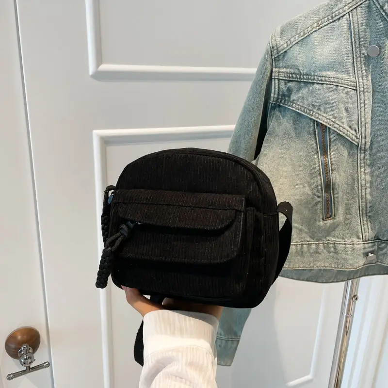 Green Knitted Shoulder Bag for Girls 2025 - Image 6