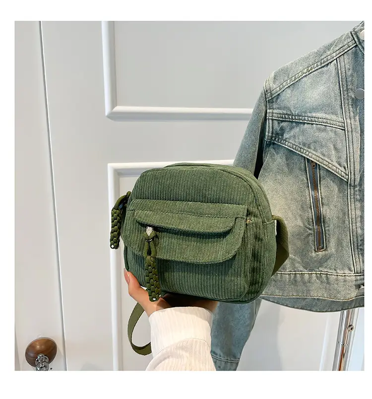 Green Knitted Shoulder Bag for Girls 2025 — feature 22