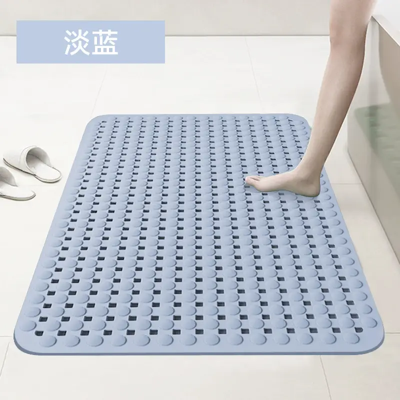 Anti-Slip Waterproof Toilet Mat Pvc Green - Image 3