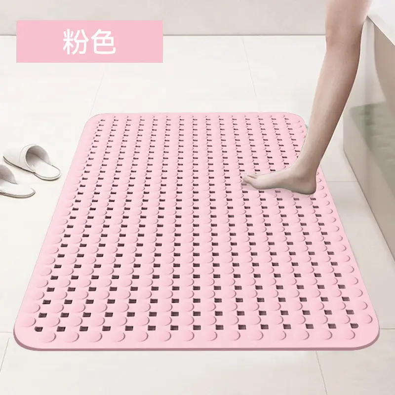 Anti-Slip Waterproof Toilet Mat Pvc Green - Image 4