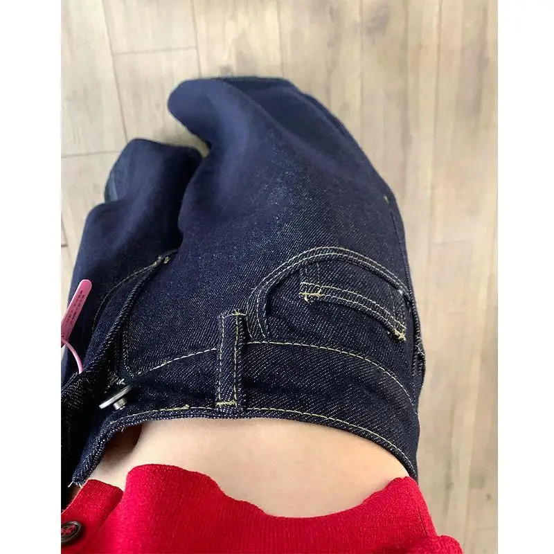 Petite High-Waist Jeans Dark Blue 2025 Women