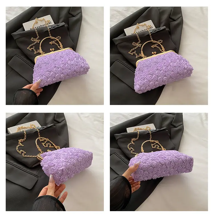 Black Pearl Chain Shoulder Bag for Women — feature 11
