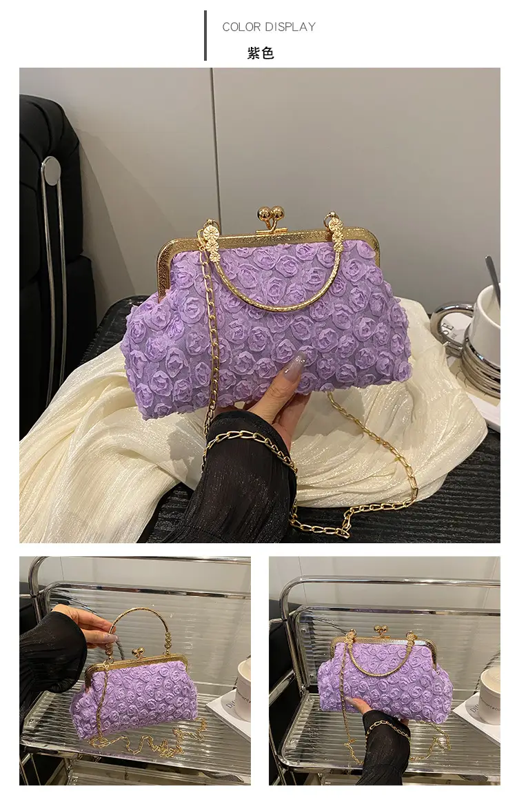 Black Pearl Chain Shoulder Bag for Women — feature 14