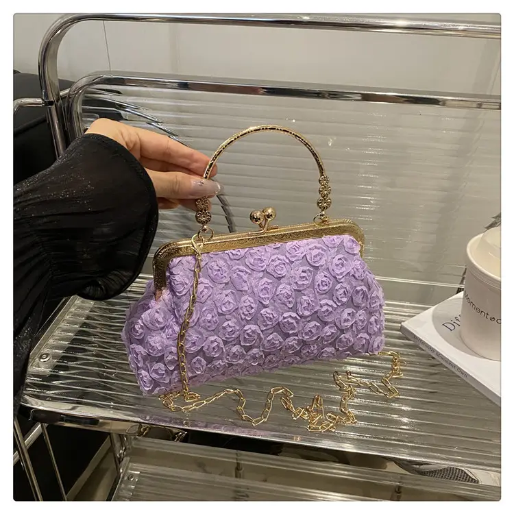 Black Pearl Chain Shoulder Bag for Women — feature 17
