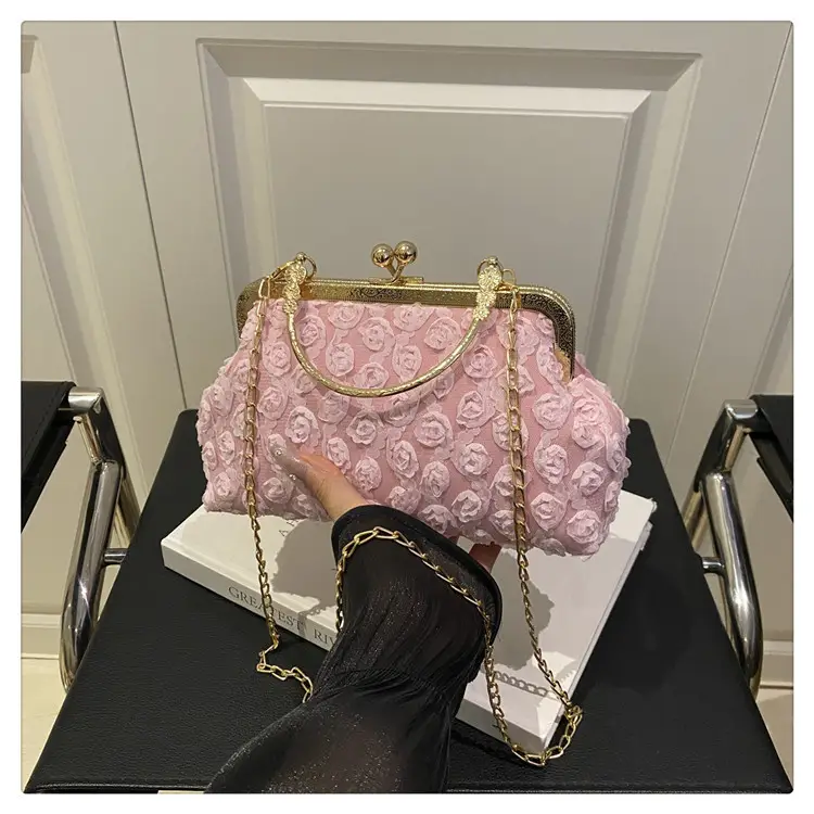 Black Pearl Chain Shoulder Bag for Women — feature 20