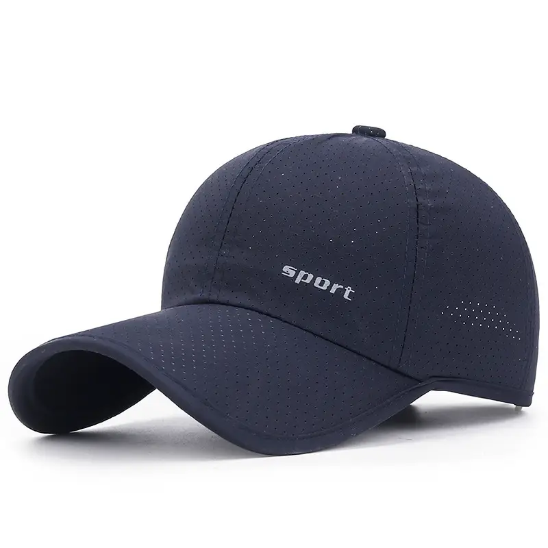 Men's Grey Mesh Sun Hat with "Sport" Logo — feature 12