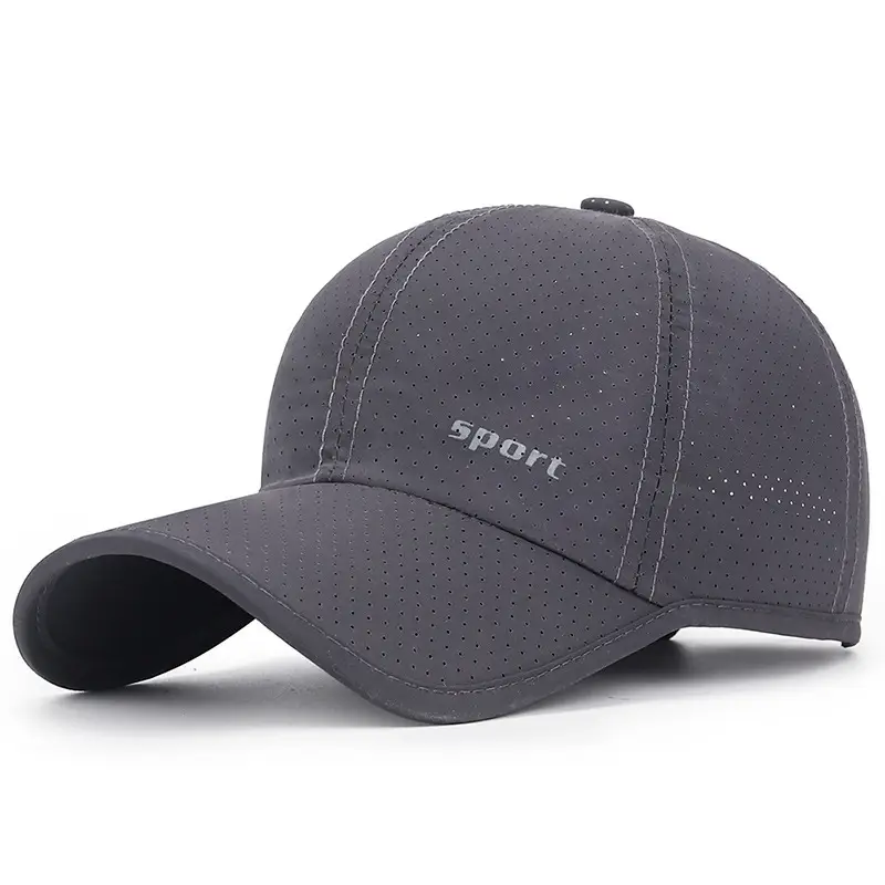 Men's Grey Mesh Sun Hat with "Sport" Logo — feature 13