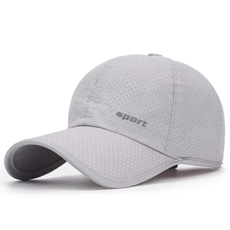 Men's Grey Mesh Sun Hat with "Sport" Logo - Image 7