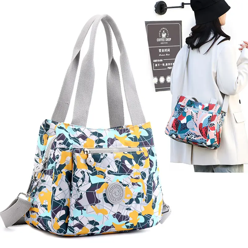 Printed Korean Style Tote Bag Large Capacity Lightweight Oxford Cloth - Image 16