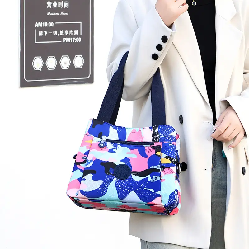 Printed Korean Style Tote Bag Large Capacity Lightweight Oxford Cloth - Image 20