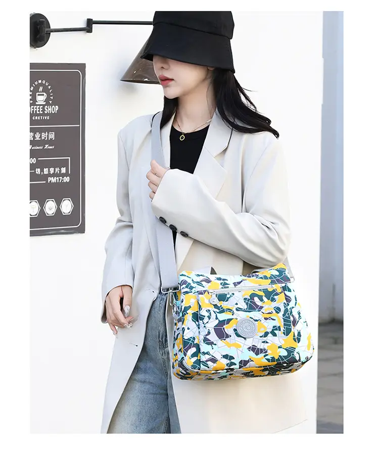 Printed Korean Style Tote Bag Large Capacity Lightweight Oxford Cloth — feature 21