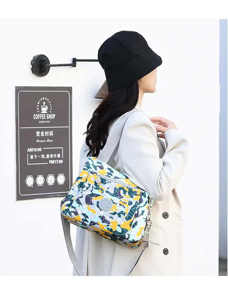 Printed Korean Style Tote Bag Large Capacity Lightweight Oxford Cloth — feature 22