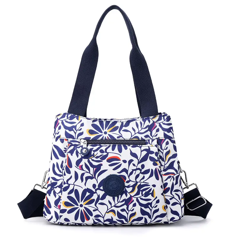 Printed Korean Style Tote Bag Large Capacity Lightweight Oxford Cloth - Image 2