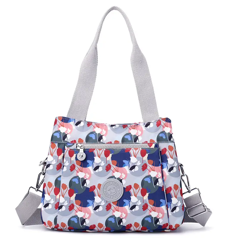 Printed Korean Style Tote Bag Large Capacity Lightweight Oxford Cloth - Image 3