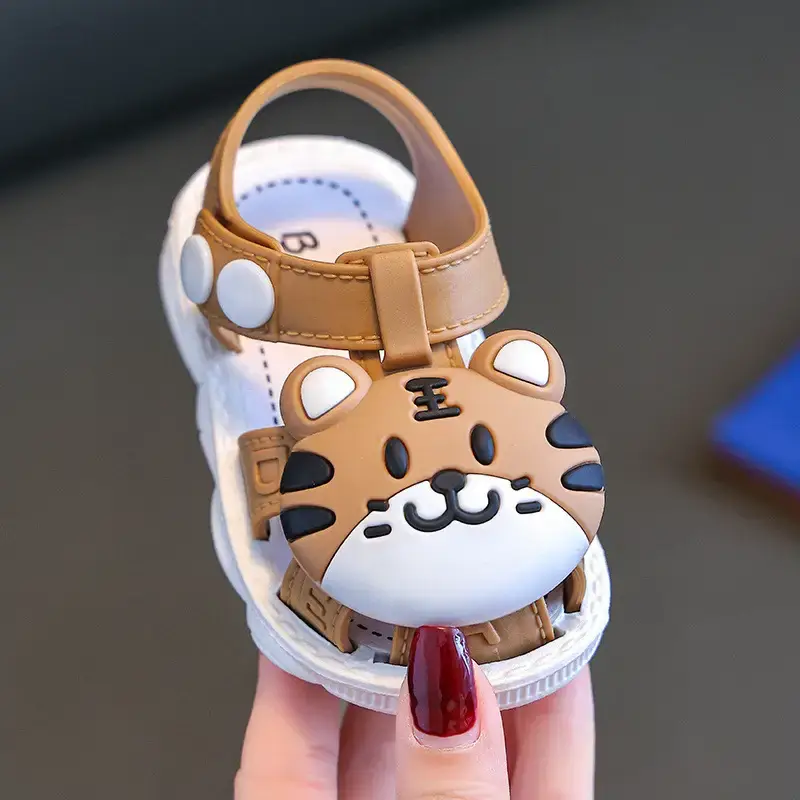 2025 Cartoon Baby Sandals 0-3Y Non-Slip Soft Sole
