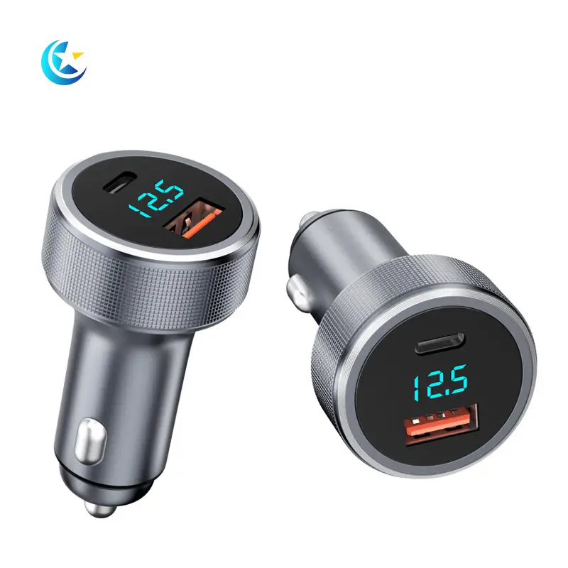 Digital Display Car Charger 36W Super Fast Charging - Image 8