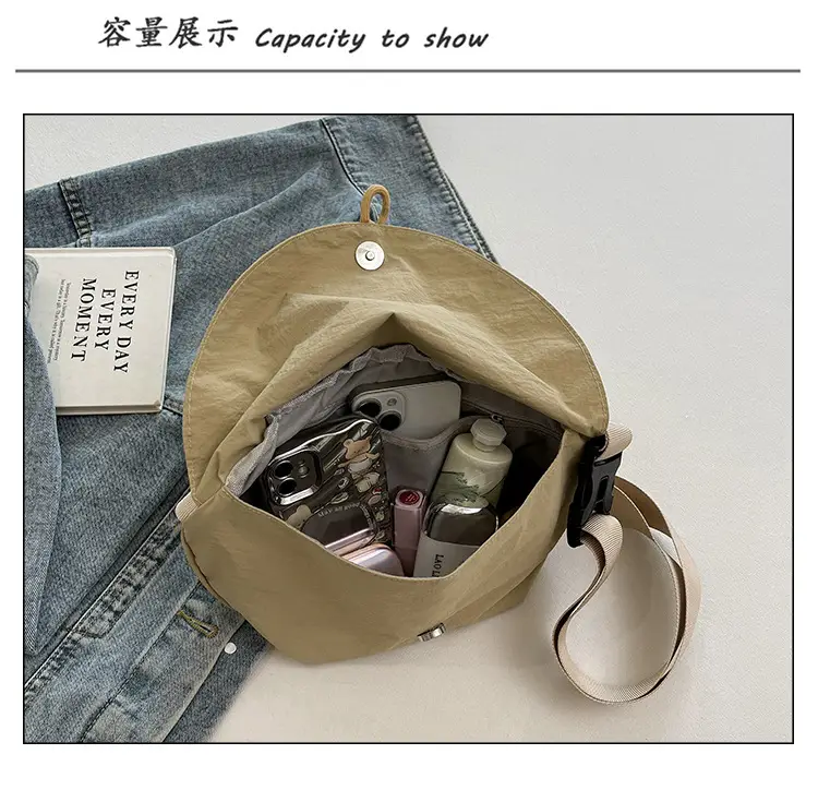 Black Japanese Style Crossbody Bag for Women — feature 11