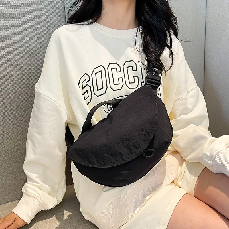 Black Japanese Style Crossbody Bag for Women — feature 17