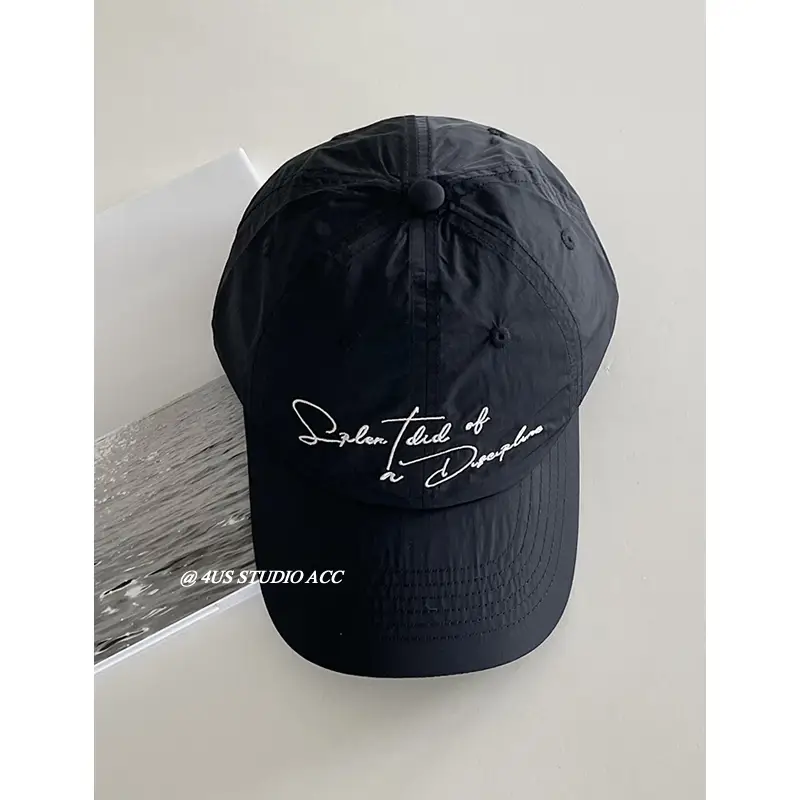 Women Light Green Embroidered Baseball Cap Summer - Image 4