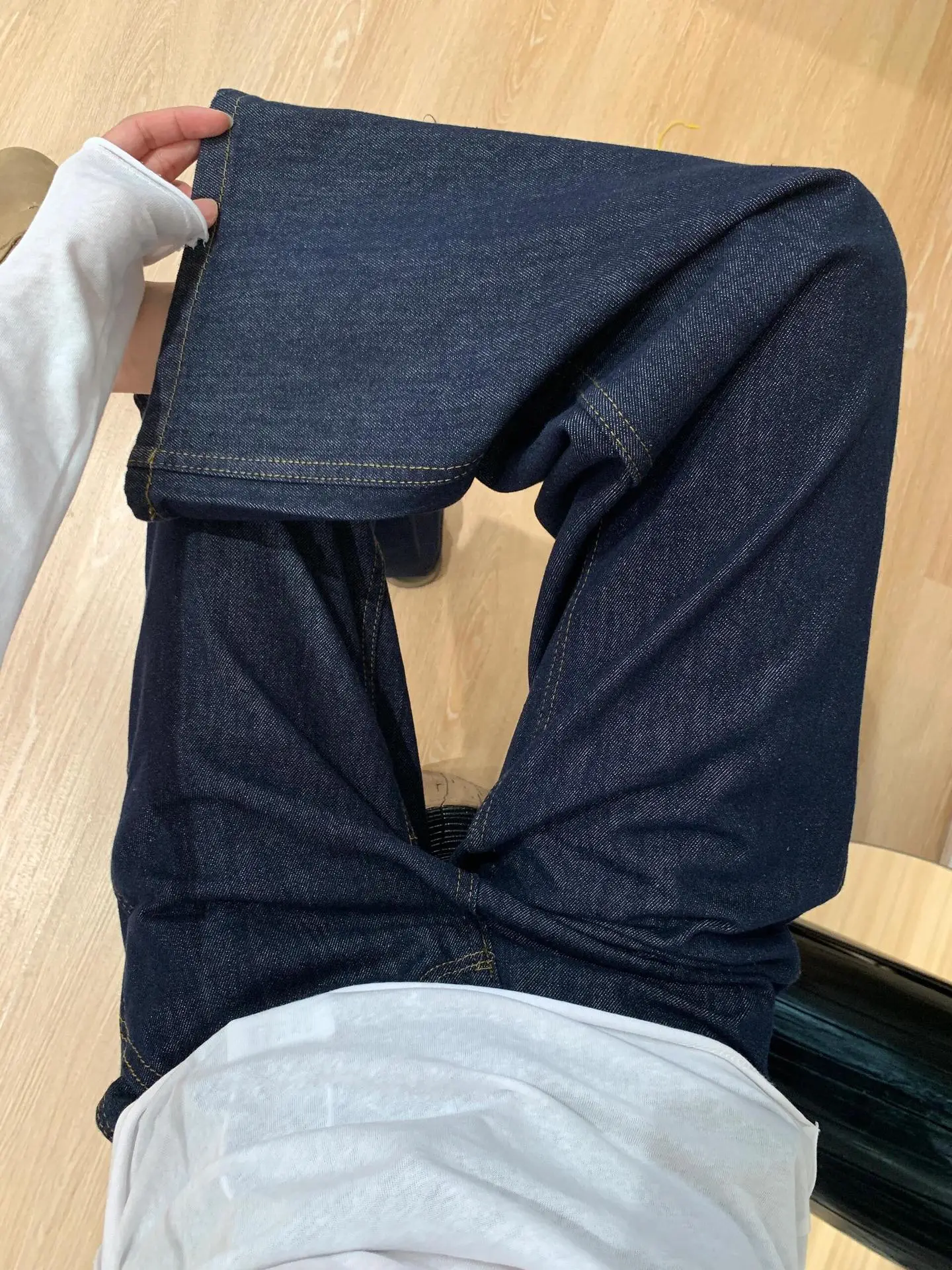 Dark Blue Wide Leg Jeans Women Spring Summer — feature 19