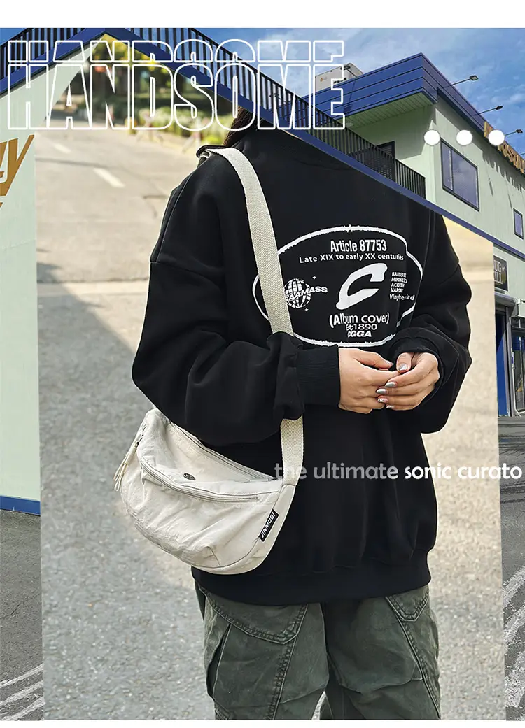 Yellow Waterproof Crossbody Bag for Women Men — feature 1