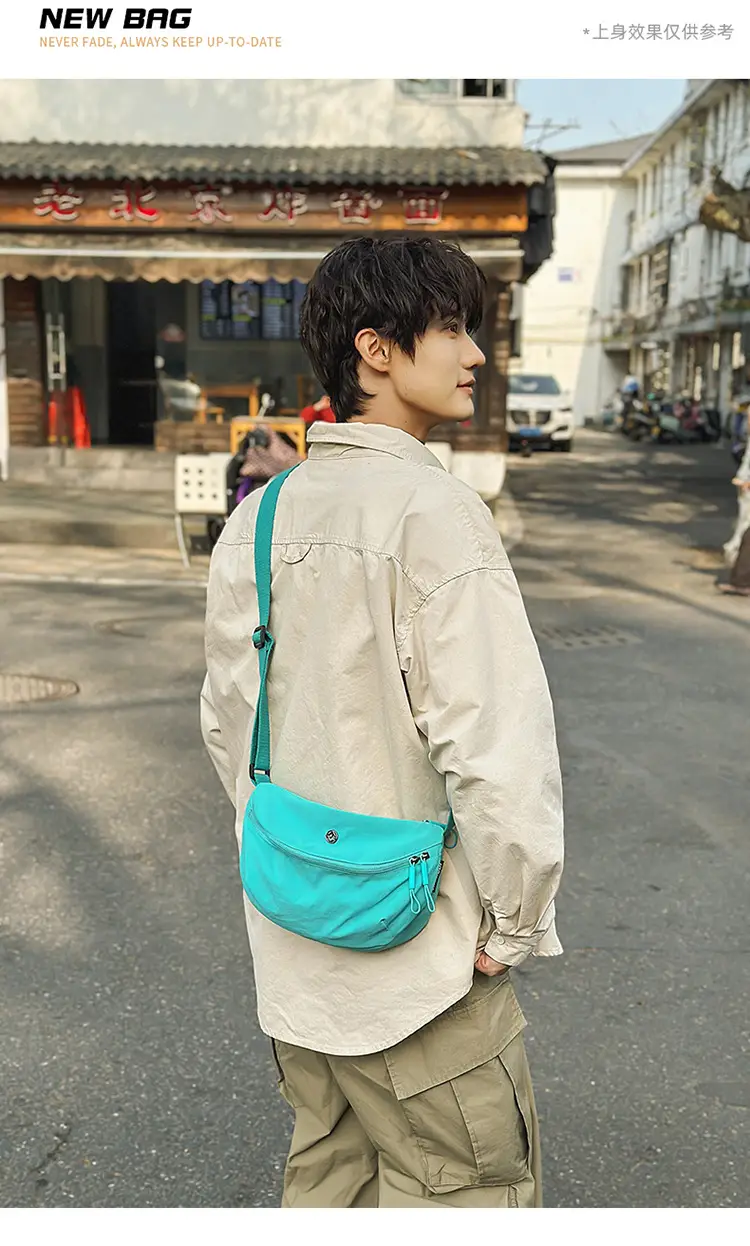 Yellow Waterproof Crossbody Bag for Women Men — feature 3