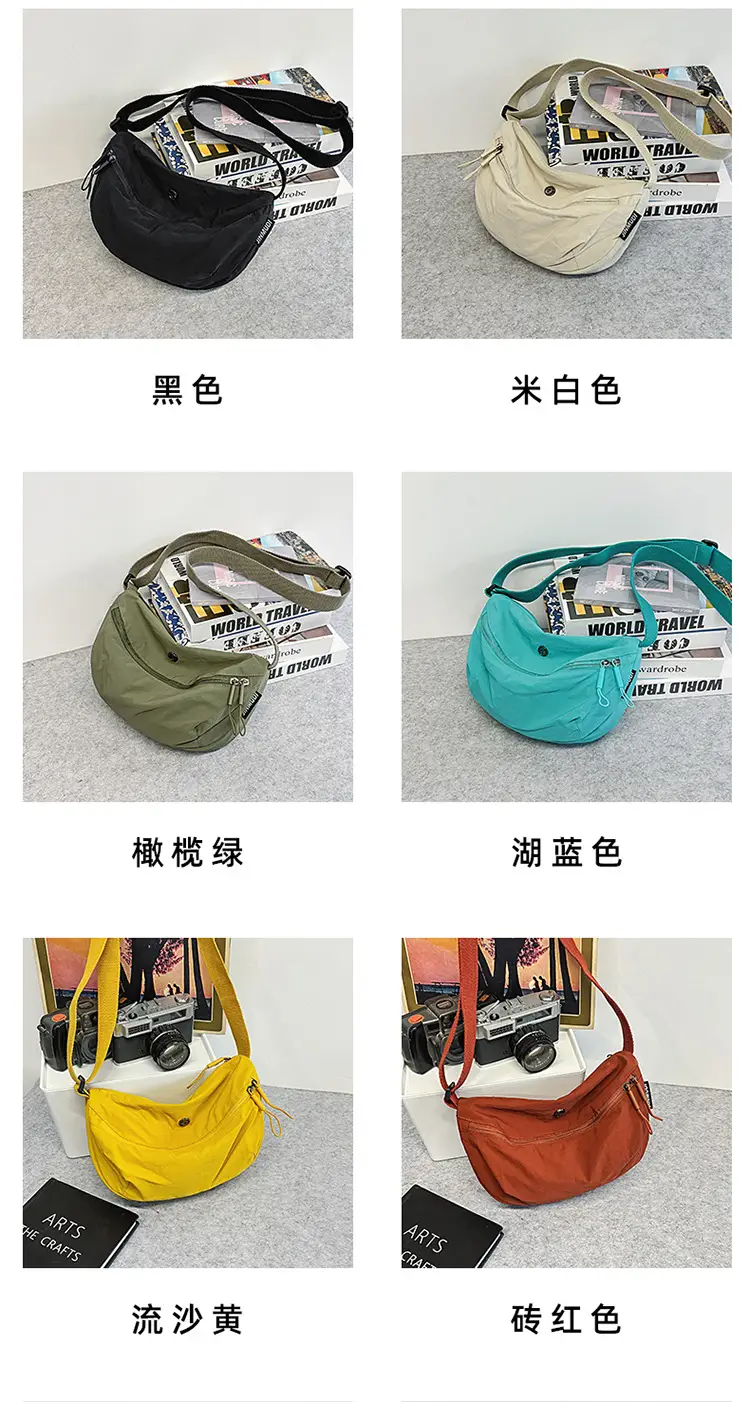 Yellow Waterproof Crossbody Bag for Women Men — feature 5