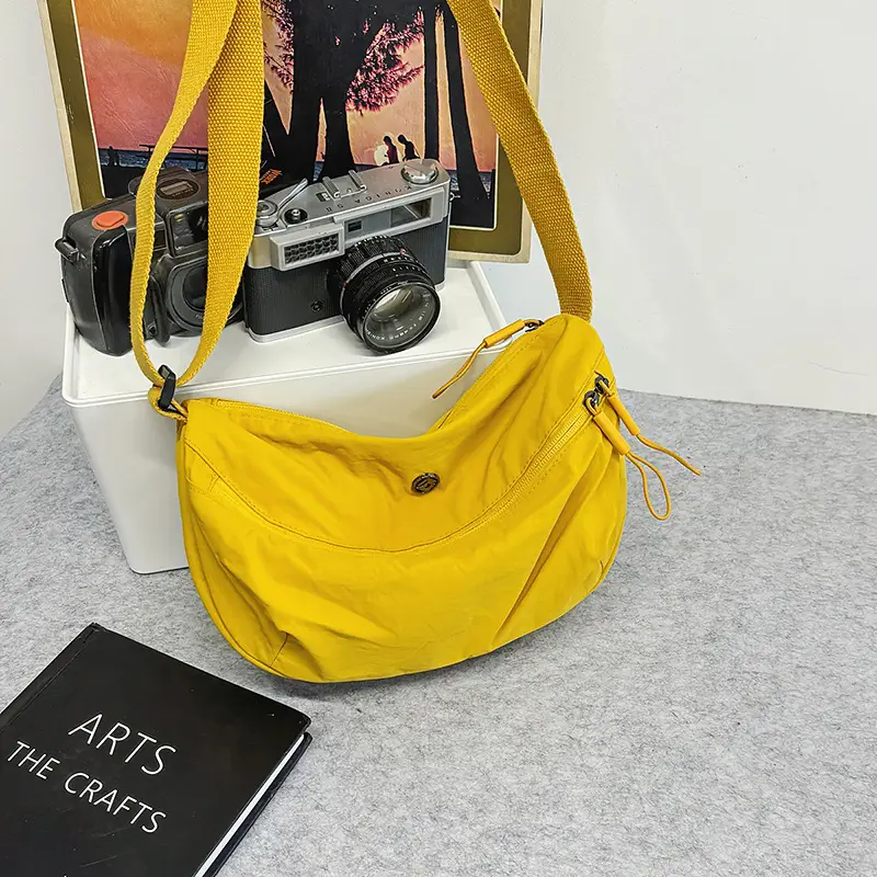 Yellow Waterproof Crossbody Bag for Women Men - Image 5