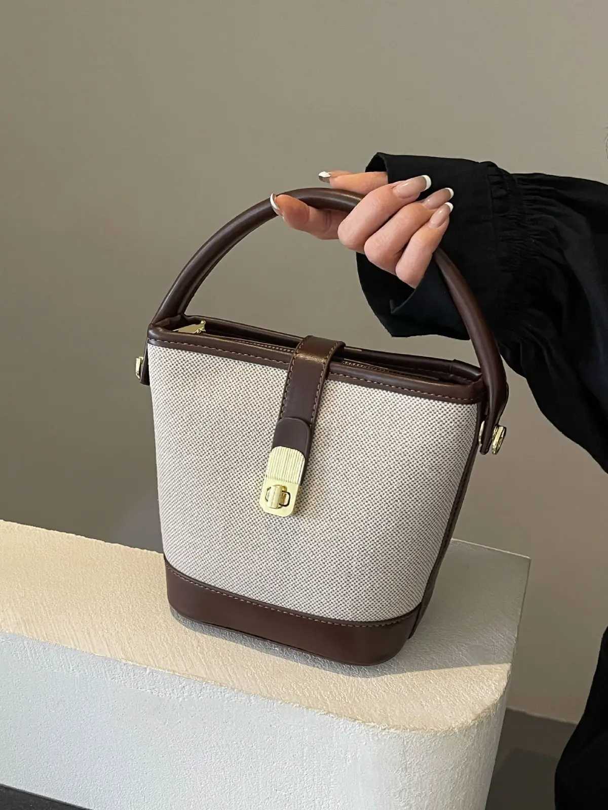 Women Crossbody Bag Contrasting Color 2025 Fashion - Image 6