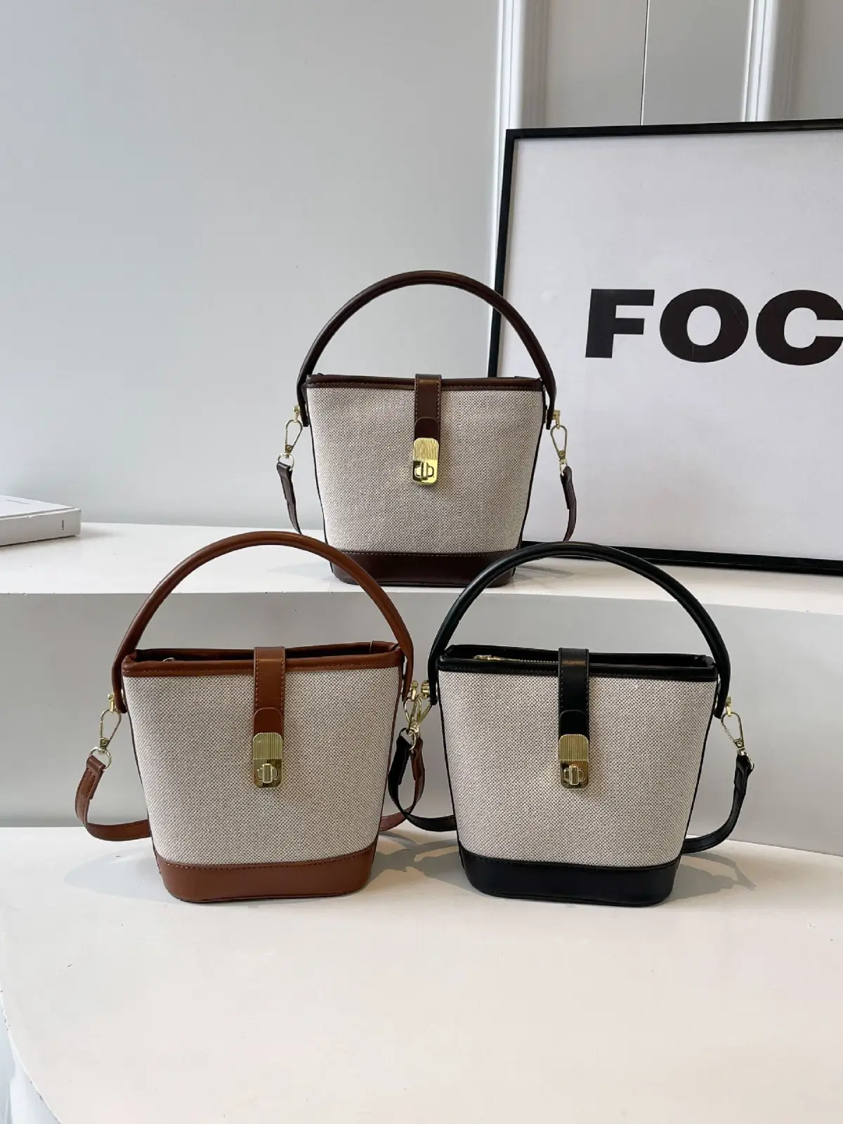 Women Crossbody Bag Contrasting Color 2025 Fashion - Image 7