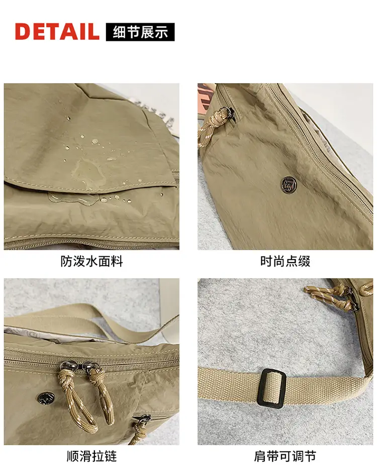 White Waterproof Crossbody Yoga Bag for Women — feature 21