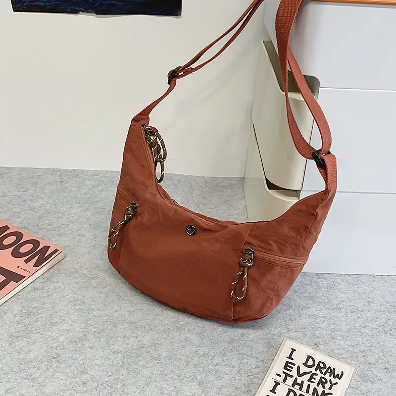 White Waterproof Crossbody Yoga Bag for Women - Image 2