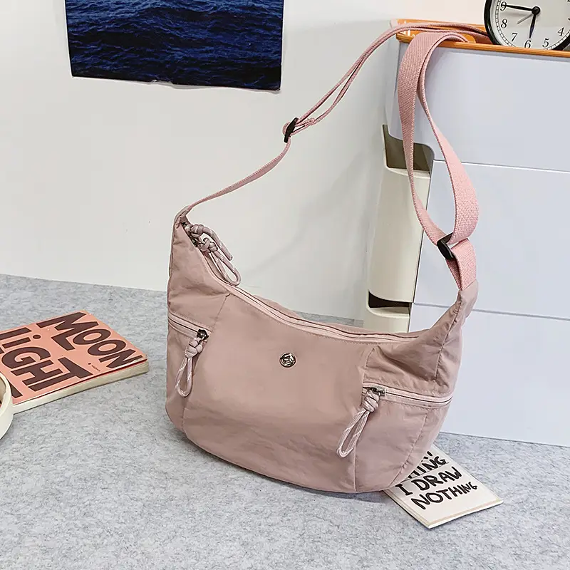 White Waterproof Crossbody Yoga Bag for Women - Image 3