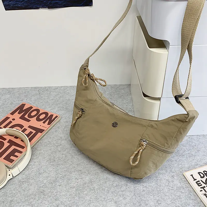 White Waterproof Crossbody Yoga Bag for Women - Image 4