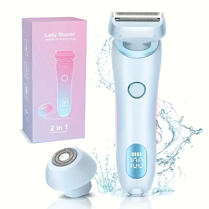 Cross-Border Household Women's Hair Removal Device, Dual-Head Electric Hair Removal Device, Private Area Hair Trimmer, Shaver, Full Body Hair Removal Device