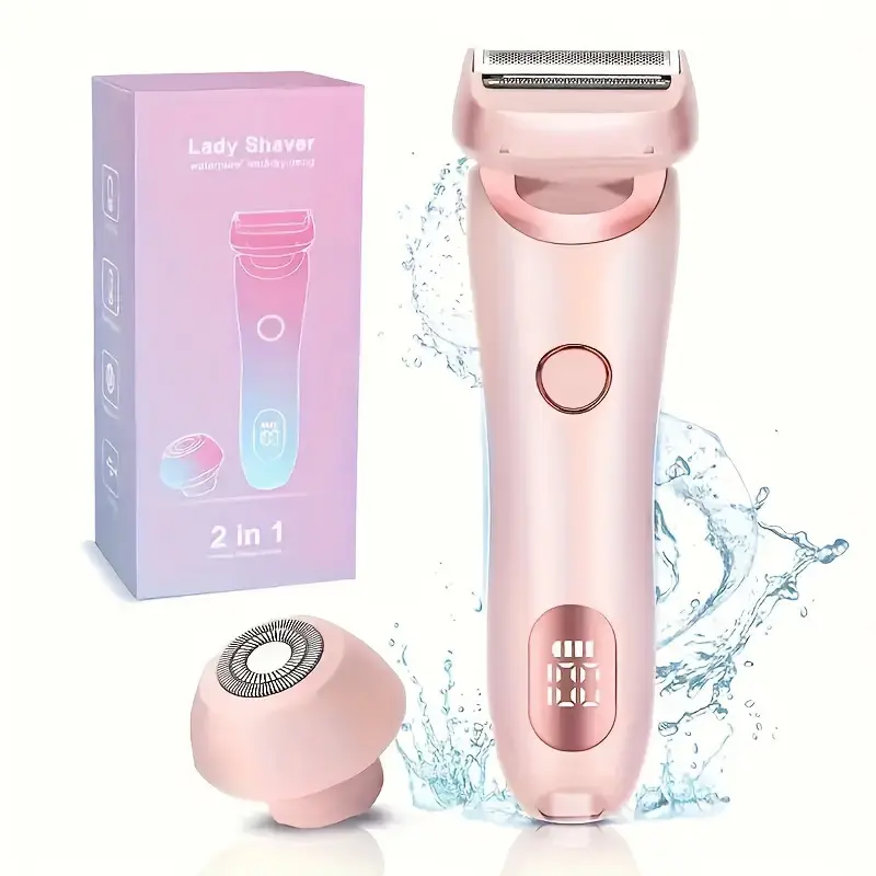 Cross-Border Household Women's Hair Removal Device, Dual-Head Electric Hair Removal Device, Private Area Hair Trimmer, Shaver, Full Body Hair Removal Device