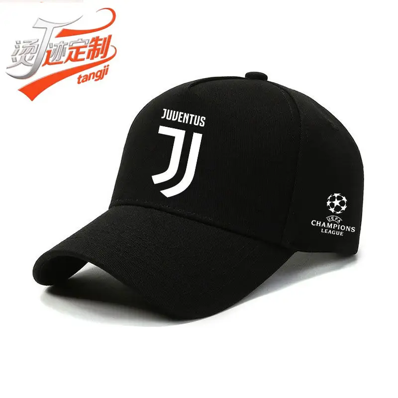 Juventus Black Baseball Cap with Champions League Logo - Image 4