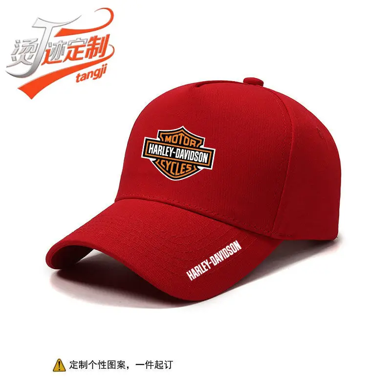 Harley Motorcycle Yellow Baseball Cap - Image 4