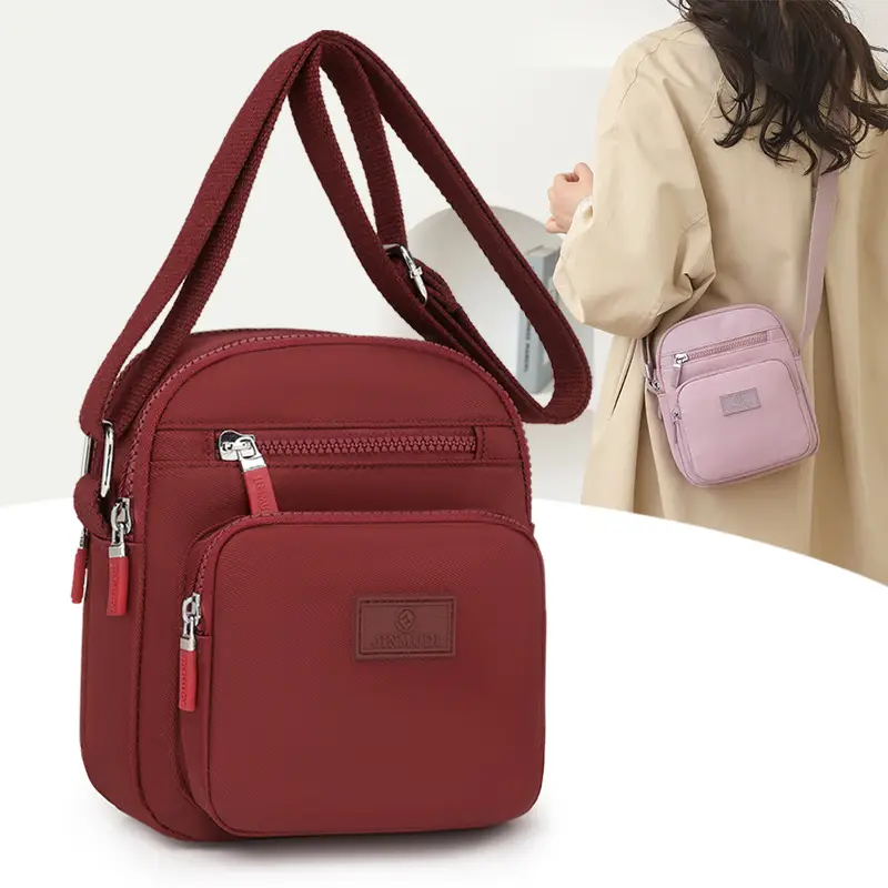 2026 Red Shoulder Bag for Middle-Aged Moms with Large Capacity - Image 8