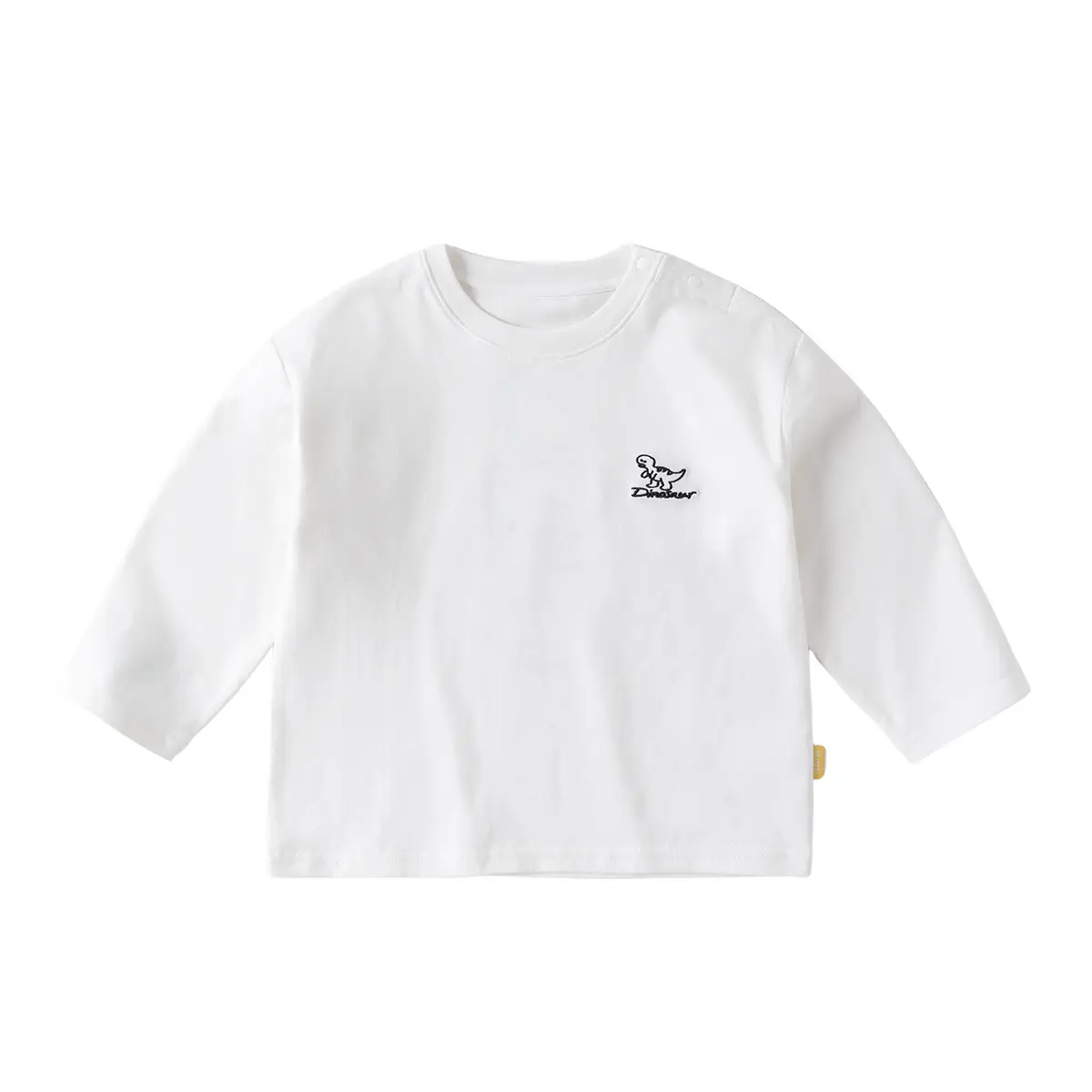 Dudu Baby Long Sleeve T-Shirt White Infant Base Layer - Image 12