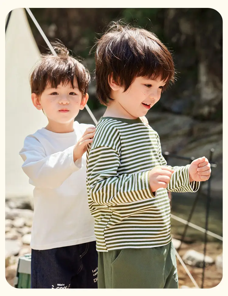 Dudu Baby Long Sleeve T-Shirt White Infant Base Layer — feature 34