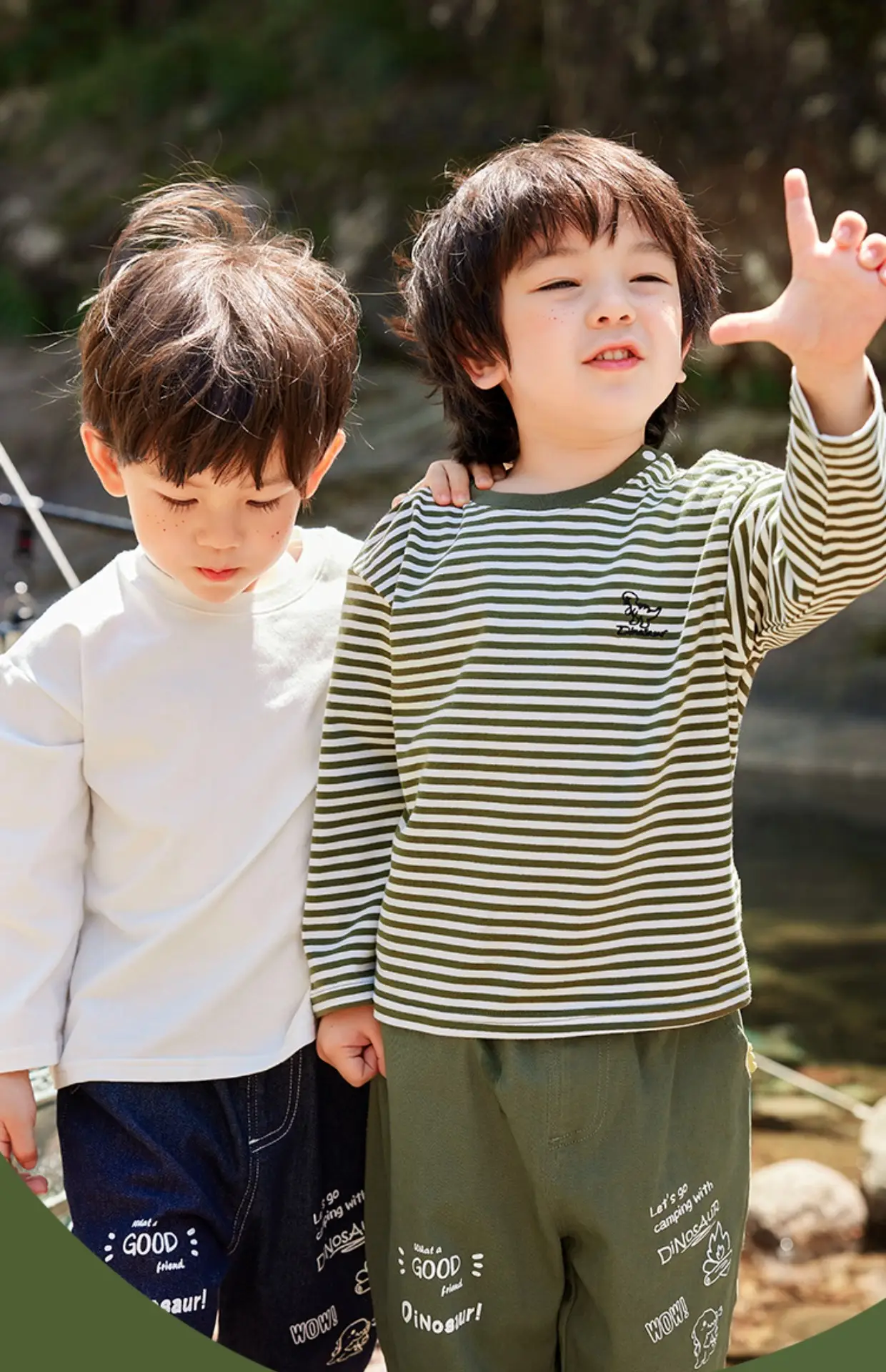 Dudu Baby Long Sleeve T-Shirt White Infant Base Layer — feature 8