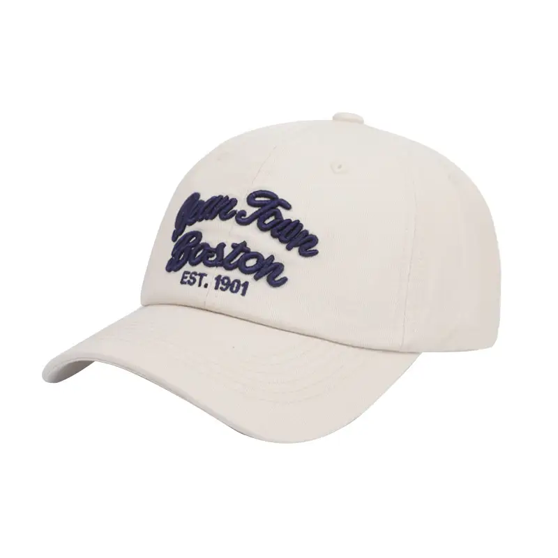 Women's White Embroidered Baseball Cap with Retro Design - Image 12