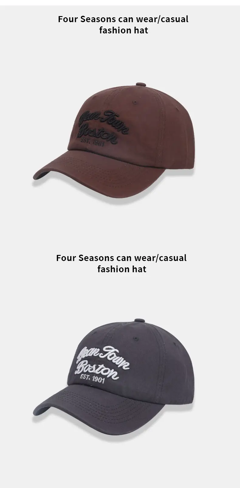 Women's White Embroidered Baseball Cap with Retro Design — feature 11