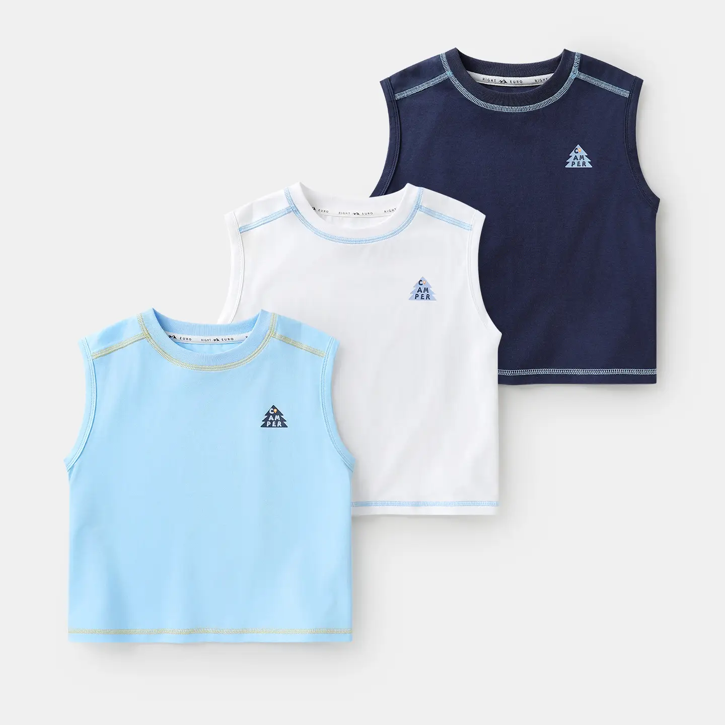 Sleeveless T-Shirt for Boys Navy Blue 2025 - Image 5