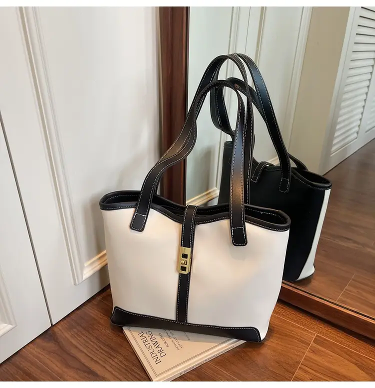 Women's Large Capacity Tan Shoulder Bag 2025 — feature 21